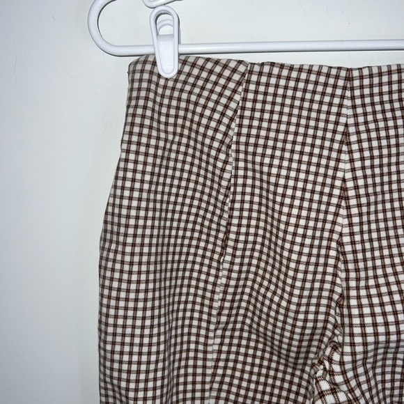 Theory Houndstooth Slim Cropped Trousers size 12 - Picture 10 of 14